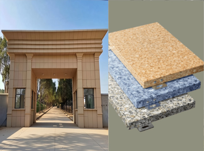 Marble-Finish Aluminum Panel